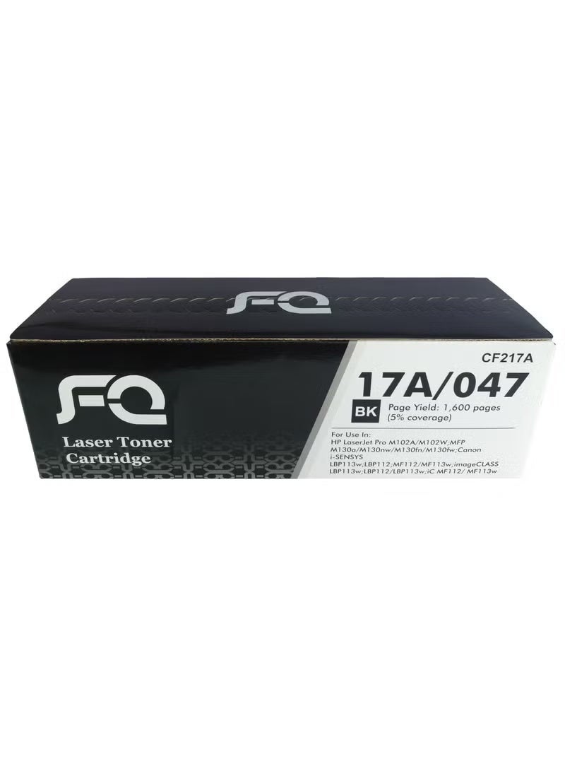 أف كيو خرطوشة حبر 17A CF217A متوافقة مع طابعات HP LaserJet Pro M102 M102a M102w M130 M130a M130fn M130fw M130nw M132 M132a M132fn M132fp M132fw M132n w M132sfnw M132snw (أسود) - Image 2